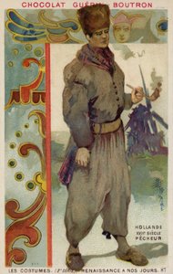 Pescador holandés, siglo XVII de French School